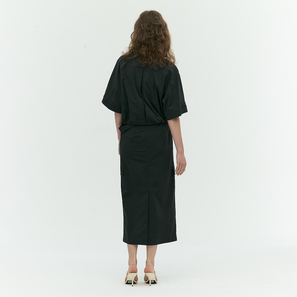 Ibiem H-Line Belted Skirt Emp5Wsk120