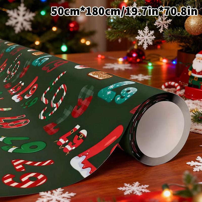 67 Christmas Wrapping Paper Wrapping Paper, 6 7 Wrapping Paper, 67 Funny Christmas Gift Wrap For Kids, Santa 67