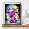30x40cm 5d Diamond Painting Full Drill Boxed Chromatic Dragons Diamond Embroidery Animal Diamond Mosaic Needlework Art Home Decor