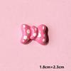 Set di Pinze per Capelli, Portachiavi e Charms per Crocs in Resina Fai da Te Fragola Rosa
