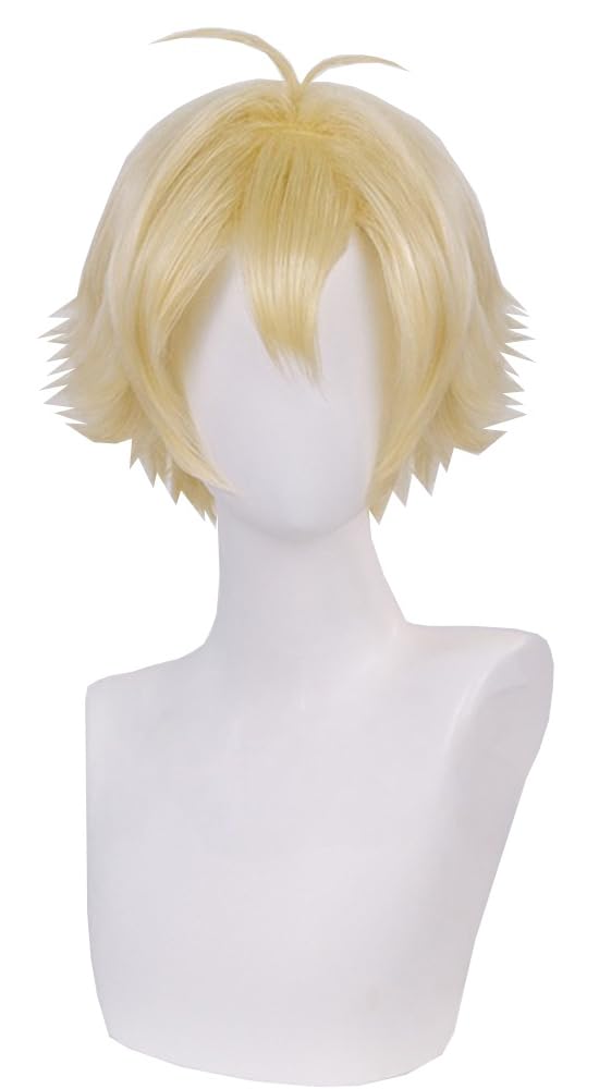 

Косплей-парик с сеткой, изображающий Мицукуни Ханинодзуку, термостойкий парик, аксессуар для костюма, идеально подходит для Хэллоуина, мероприятий, фотосессий и фестивалей