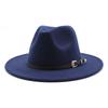 1 Stück Britischer Stil Filz Jazz Fedora Hut Panama Trilby Hüte Für Damen Herren Gentleman Hochzeitsfeier Hut