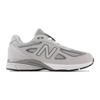 NB 990 V4 Low Top Kids' Running Shoes Gray & Lurex GC990GR4