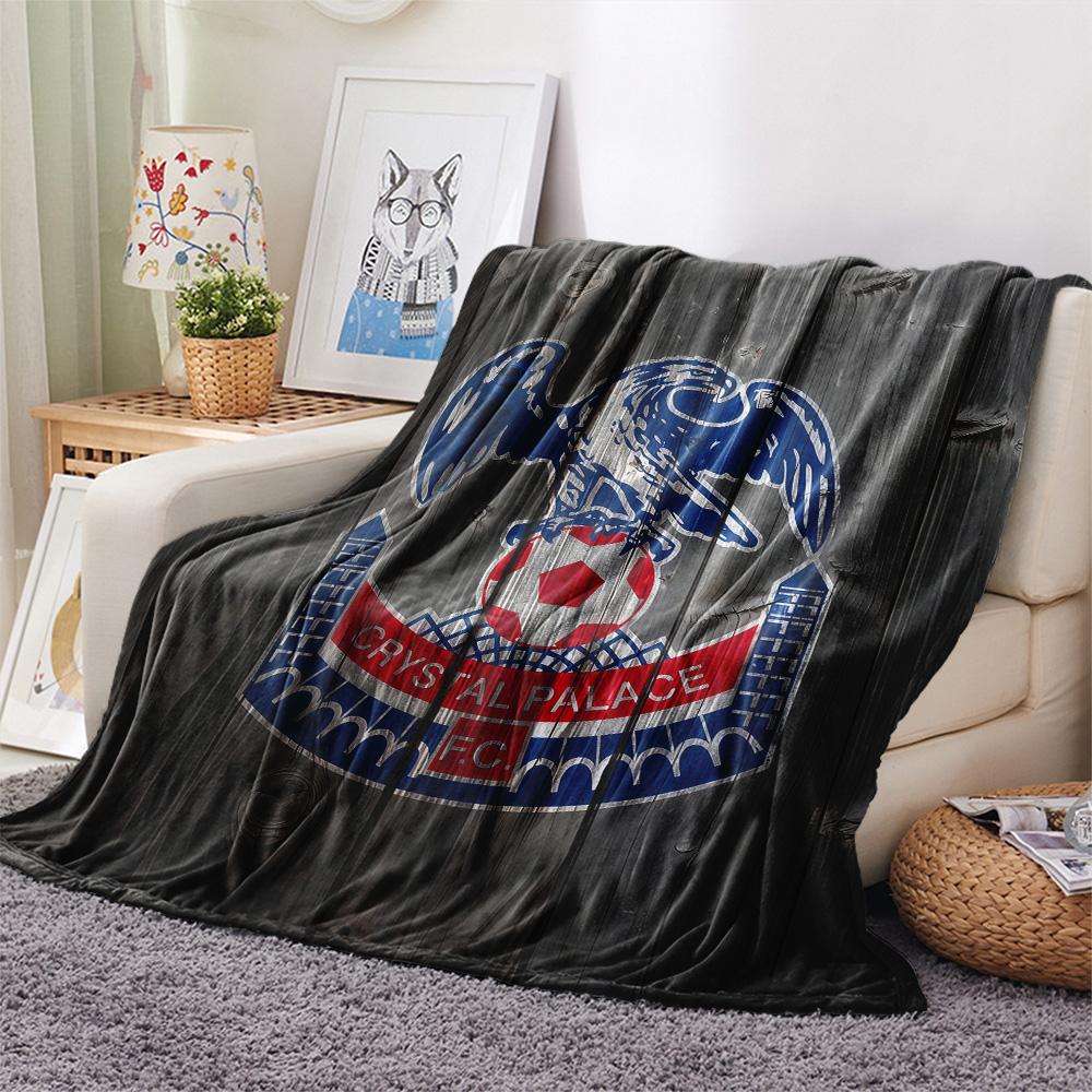 Couverture Flannelle Crystal Palace F.C, Haute qualité Confortable pour Toutes les Saisons, Décoration d'Intérieur, Chaleur et Confort