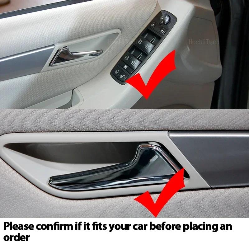 Rear Front Left Or Right Interior Door Handle Assembly Black Chrome 1697600961 1697601061 For Mercedes W169 A-Class W245 B-Class