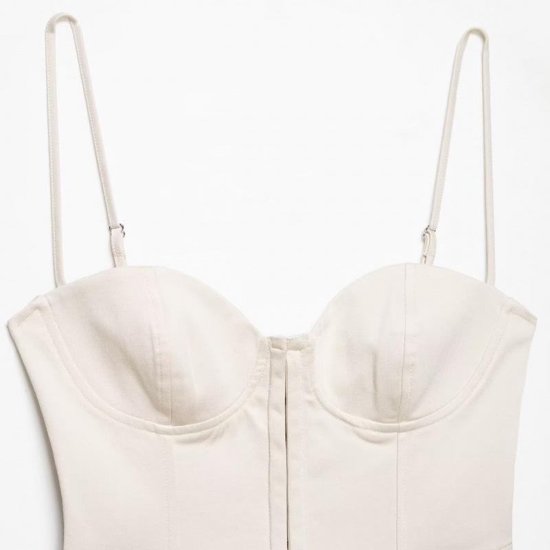 Top Corsetto Canotta Moda Europea e Americana Primavera 2026
