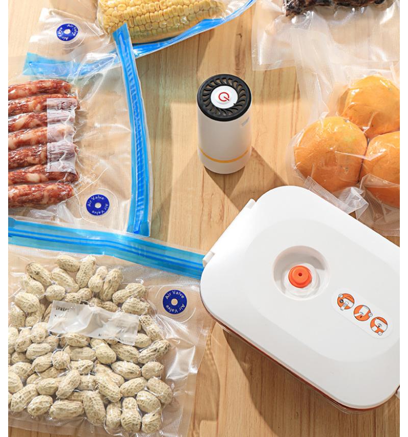Mini Electric Air Pump Rechargeable for Food Fresh-Keeping Vacuum Sealed Bag Storage Bag Automatic Vacuum Compression Machine