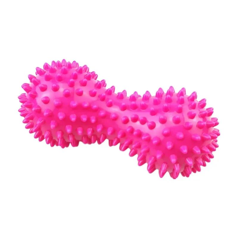 1Pc Peanut Massage Spiky Ball Training Grip Muscle Pain Stress Foot Massager Relaxation Roller Myofascial Balls for Plantar Fasc