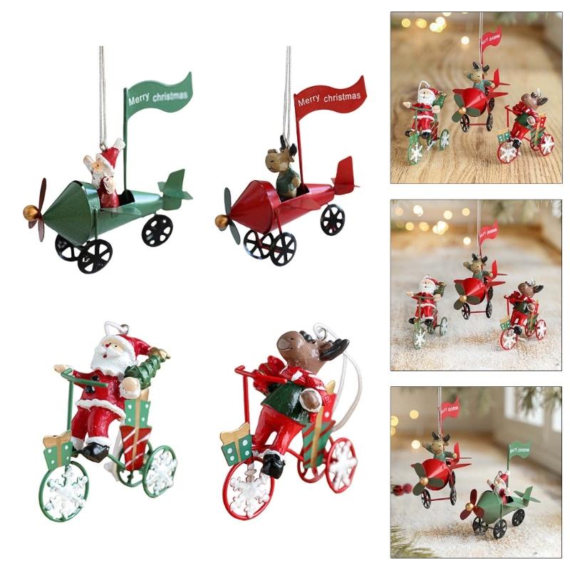 Miniature Christmas Hanging Ornament Miniature Christmas Hanging Ornament Delicate Iron Resin Holiday Tree Adornment