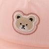 Cute Bear Baby Baseball Cap Breathable Soft Cotton Newborn Boys Girls Peaked Cap Cartoon Casual Travel Infant Sun Hats
