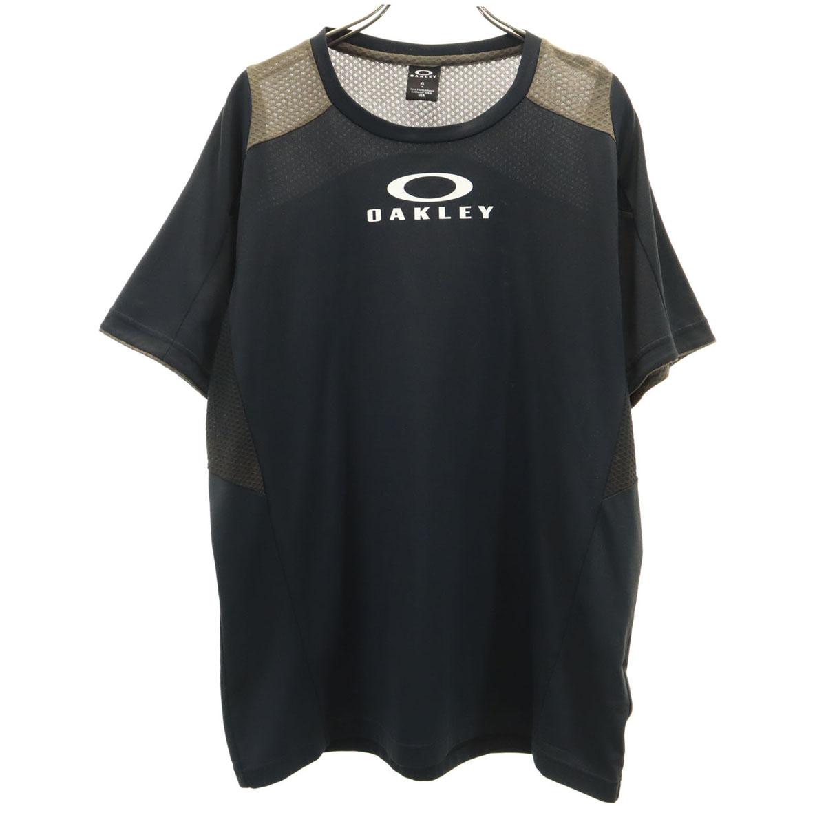 

OAKLEY Short sleeve T-shirt XL black Men s Used