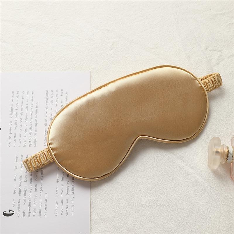 New Imitated Silk Patch Shading Sleep Eye Mask Eyepatch Travel Relax Cover Eyeshade Health Sleeping Shield Soft Eye Care Tools