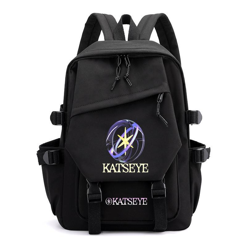 Kids Unisex KATSEYE Printed Backpack Student School Waterproof Casual Outdoor Travel Bag