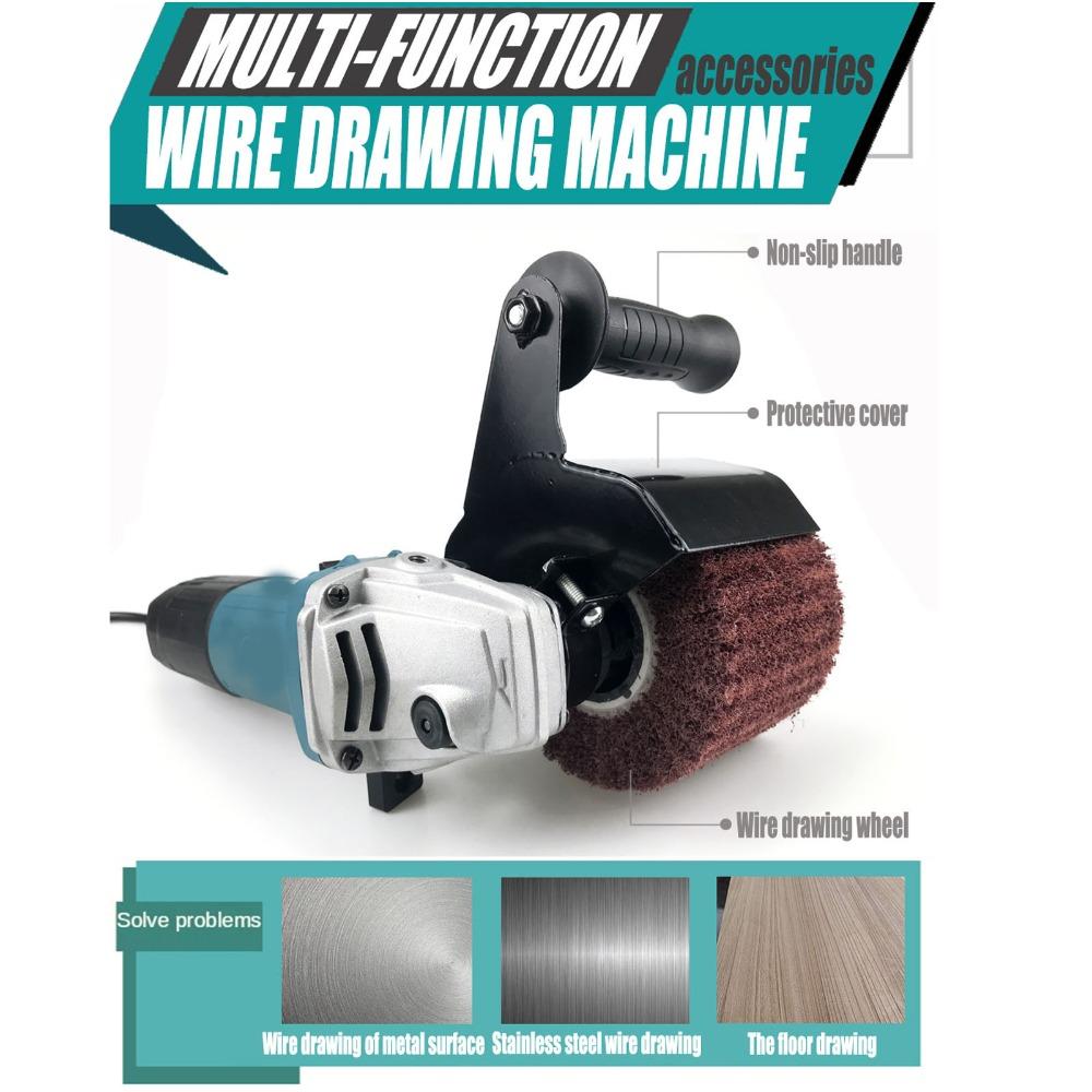 1200W Power Burnishing Polishing Machine Variable Speed Stainless Steel Handheld Polishing Machine Soft Handle