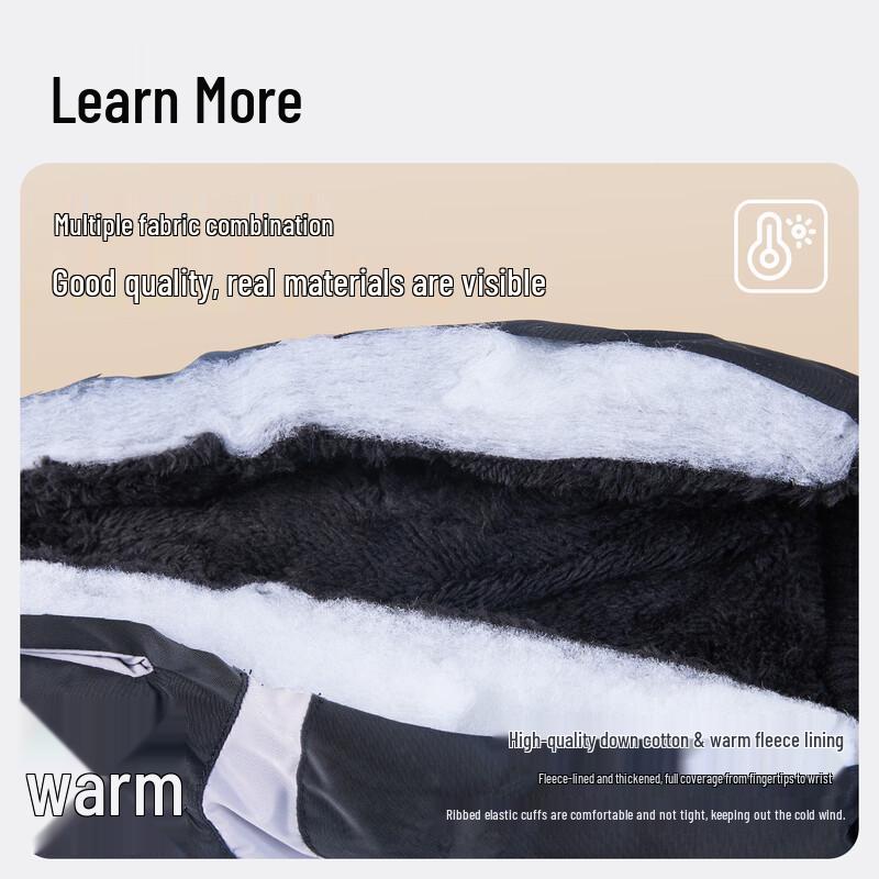 MISSION Men's Thermal Touchscreen Winter Gloves