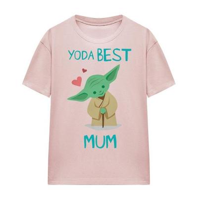 Womens/Ladies Best Mum Yoda Mothers Day T-Shirt