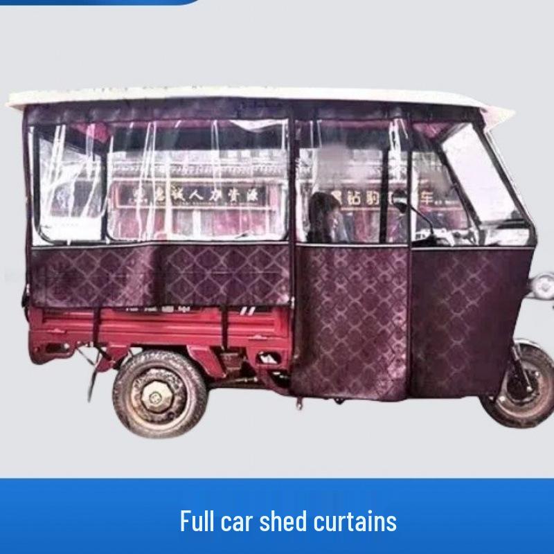 

Водонепроникний та вітрозахисний закритий електричний триколісний навіс - Триколісний сонцезахисний козирок із захистом від холоду Default