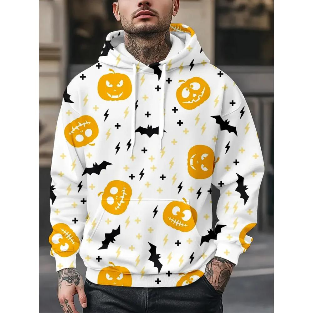 Casual Men's Hooded Sweatshirt Daily Comfort Versatile Hoodies Sweatshirts Men’s