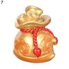 Auspicious Imitation Gold Ingot Ornament Plastic Mascot Display Crafts Home Decor