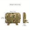 Camping Small Bag Multifunctional Camouflage Tactical Waist Bag EDC Outdoor Tool Pocket Tactical Medical First Aid Bag