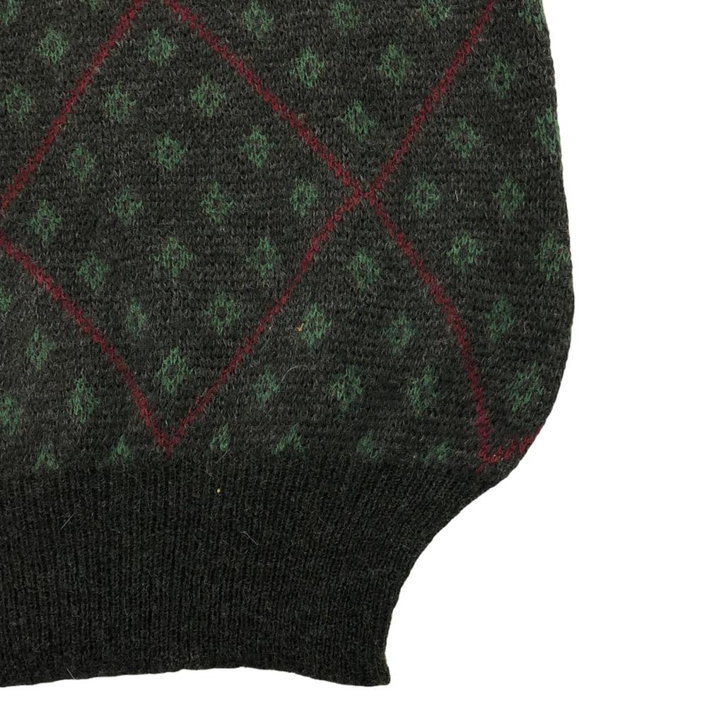 Valentino Garavani 90s Made In Italy Old Overall Handle Long Sleeve Crew Neck Knit Men's Used