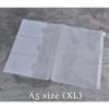 Fromthenon PVC Travelers Notebook Reißverschlusstasche Aufbewahrungstasche Kartenhalter Tagebuchzubehör Planer Zubehör Niedliche Schreibwaren