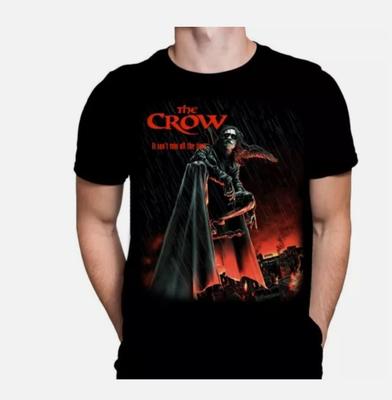 THE CROW RAIN - Film T-Shirt - Größen S - 5XL - Kunst Horror Brandon Lee