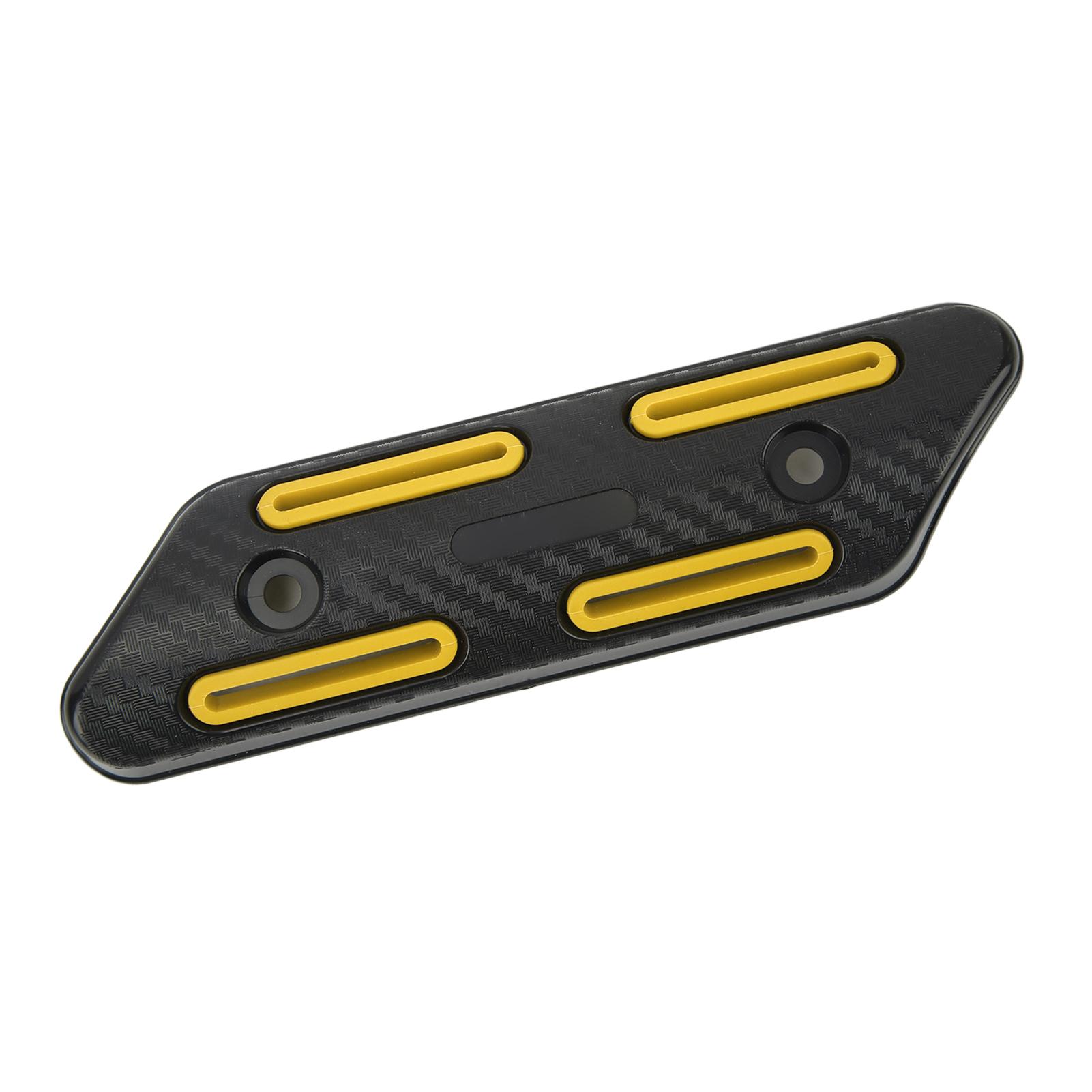 

Теплозащитный экран выхлопной трубы универсальный для труб от 27 до 51 мм, мотоциклов, квадроциклов, горных велосипедов, скутеров жёлтый