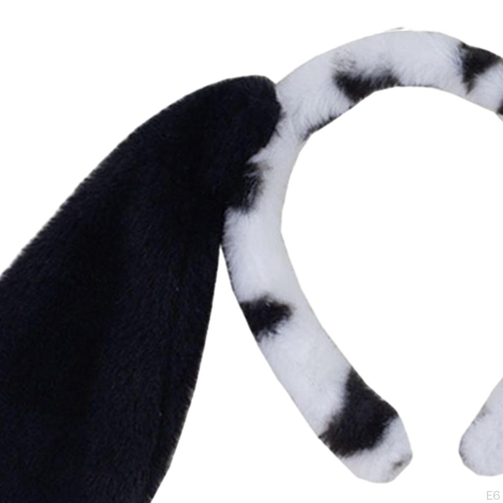 Puppy Dog Ears and Long Tail Hair Clip Faux Dress Up Cat Ear Lolita Hoop