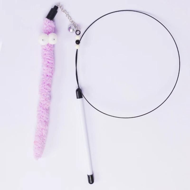 Cat Toys, Steel Wire Bells, Feather Elastic Steel Wire Rods, Cat Toys, Pet Supplies, Cat Toys