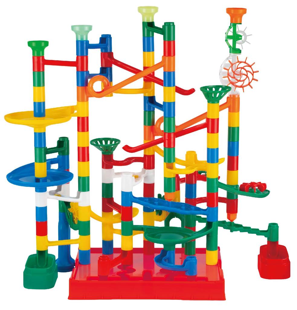 [Kumon Publishing Official Special Set] Kumon Publishing NEW Kumikumi Slope 100 Ball Extra Set - Educational Toy, Toy, Creativity, Thinking Skills,