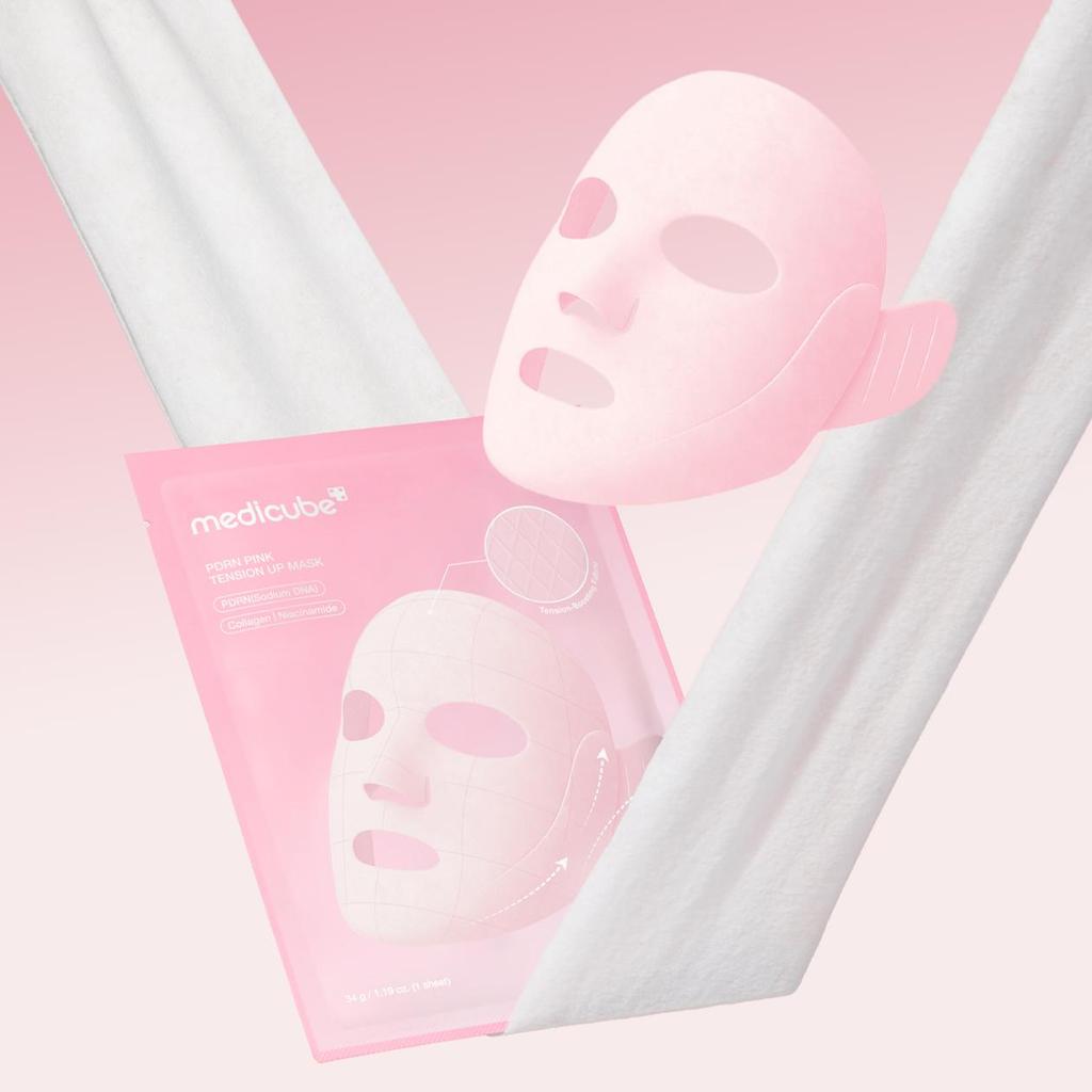 Medicube PDRN Růžová zpevňující maska 34g*4KS