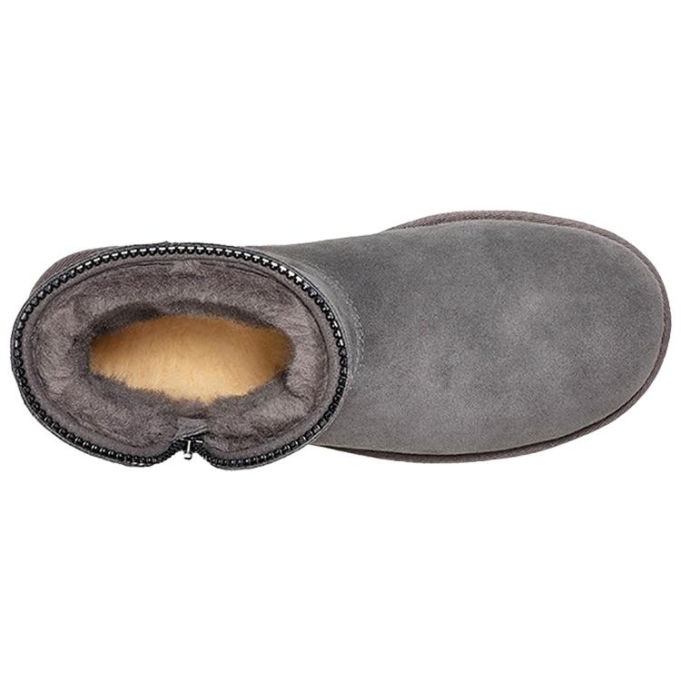UGG Classic Novelty Mini Florence 'Grey' Women's 1110697-CHRC