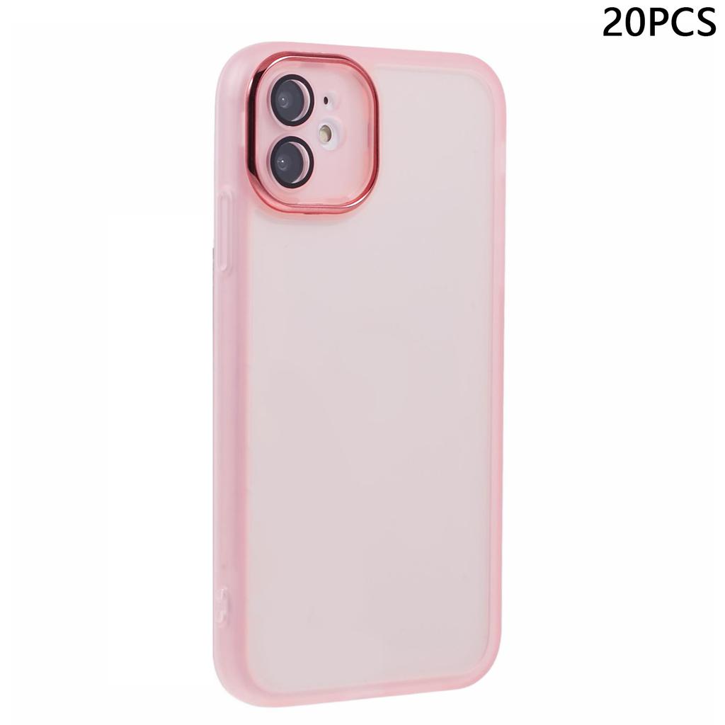 Bulk Purchasing 20Pcs For iPhone 11 Case Electroplated Camera Frame TPU Phone Cover Precise Cutouts