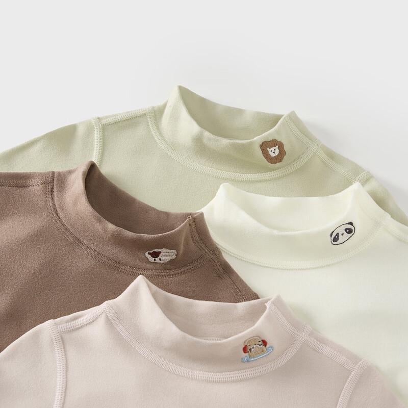 TONGTAI Baby Spring/Autumn High-Neck Base Layer Top