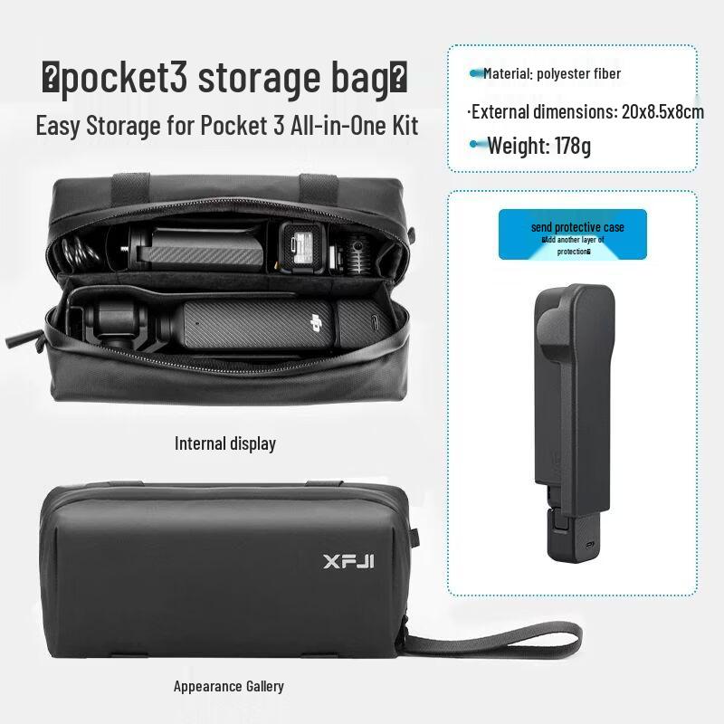 XFJI Portable Protective Kit for DJI Osmo Pocket 4