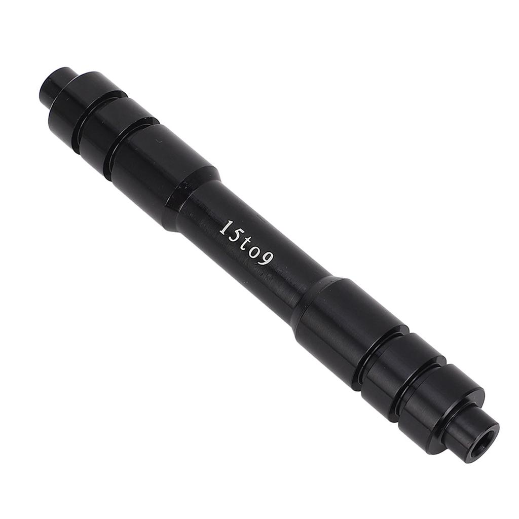 Cycle Wheel Fork Axle 15mm to 9mm Front Thru Axle Quick Release Hub Skewer Adapter for Conversion