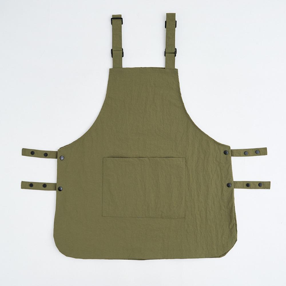 Solid Color Work Clothes Sleeveless Workwear Convenient Baking Cooking Aprons  Kitchen Accessories