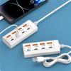 8 In 1 USB Steckdose 25W USB TYPE C Steckdosenleiste Ladestation Verteiler Für Tablet Laptop Mobiltelefone