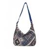 Ethnic Style Women's Small Bag 2024 Summer New Casual Bag Hand-held Lady Single Shoulder Underarm Lady Small Square Bag Black Deep Blue Floral Purple