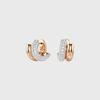 Dextera Rose Gold Tone Mini Hoop Earrings 5738198