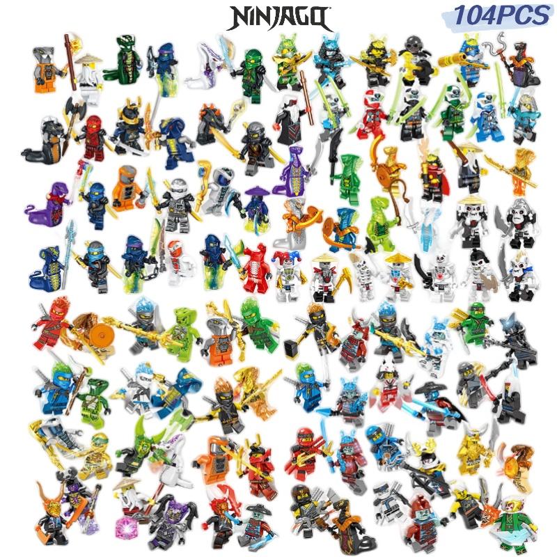 High-quality Moc 104pcs Phantom Ninja Building Blocks Abs Plastic Non-electric Diy
