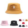 Stylish Cotton Bucket Hats With Letter R For Women And Men Perfect For Summer Outings!