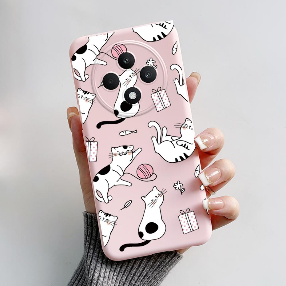 For Oppo Reno12 F CPH2637 Case Cute Rabbit Panda Shockproof Silicone TPU Back Cover for Oppo Reno 12F Reno12F 5G 2024 Soft Case