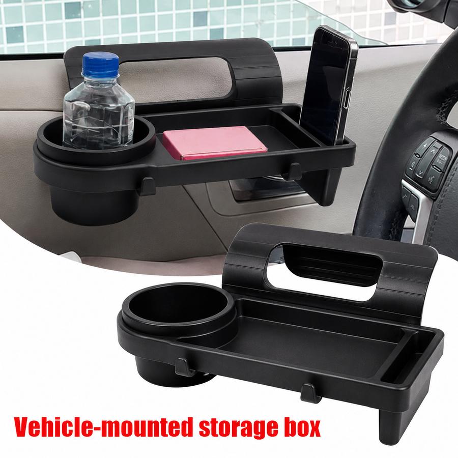 Cup Holder Car Window Storage Rack Cup Holder Phone Holder Side Door Organizer Tray Auto Interior Accessories Cup Holders 5