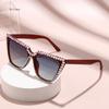 Cat Eye Luxury Sunglasses Women UV400 Mens Diamond Sun Glasses Crystal Ladies Girls Sunglass Bling Shades Oculos De Sol