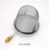 Eve-mode 18-8 Stainless Steel Tea Strainer with Genuine Bamboo Handle, 74-55, Size 74mm, Depth 55mm