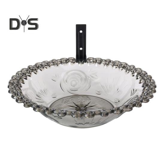 

Кормушка для птиц на открытом воздухе. Прочная конструкция. Легко чистить. Простая установка. Съемная чаша для купания колибри. серый