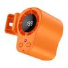 Quiet Fan with Clip-on 199 Speeds Digital Display Adjustable Neck Belt Cooling Fan