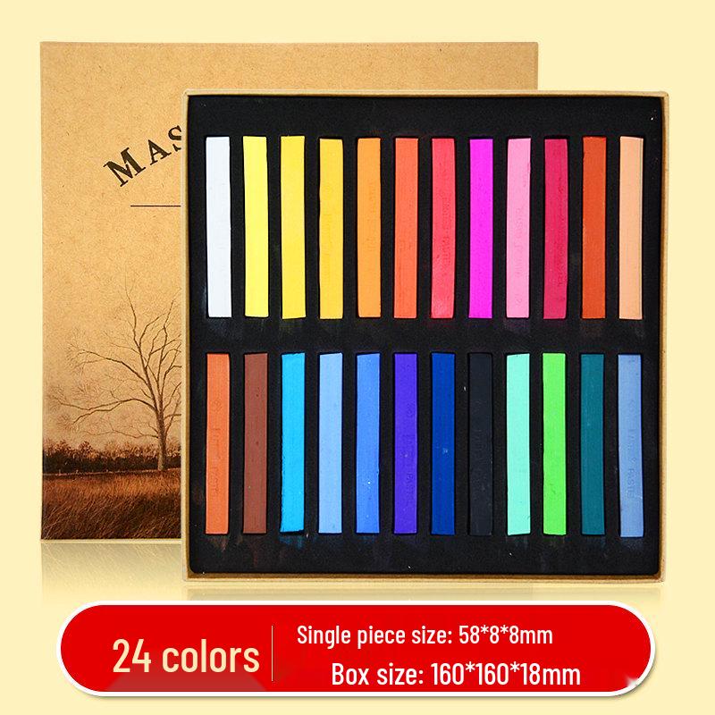 Brand Color Pastel Chalk Set – Professional Painting Sticks for Art, Blackboard & Newspaper.
